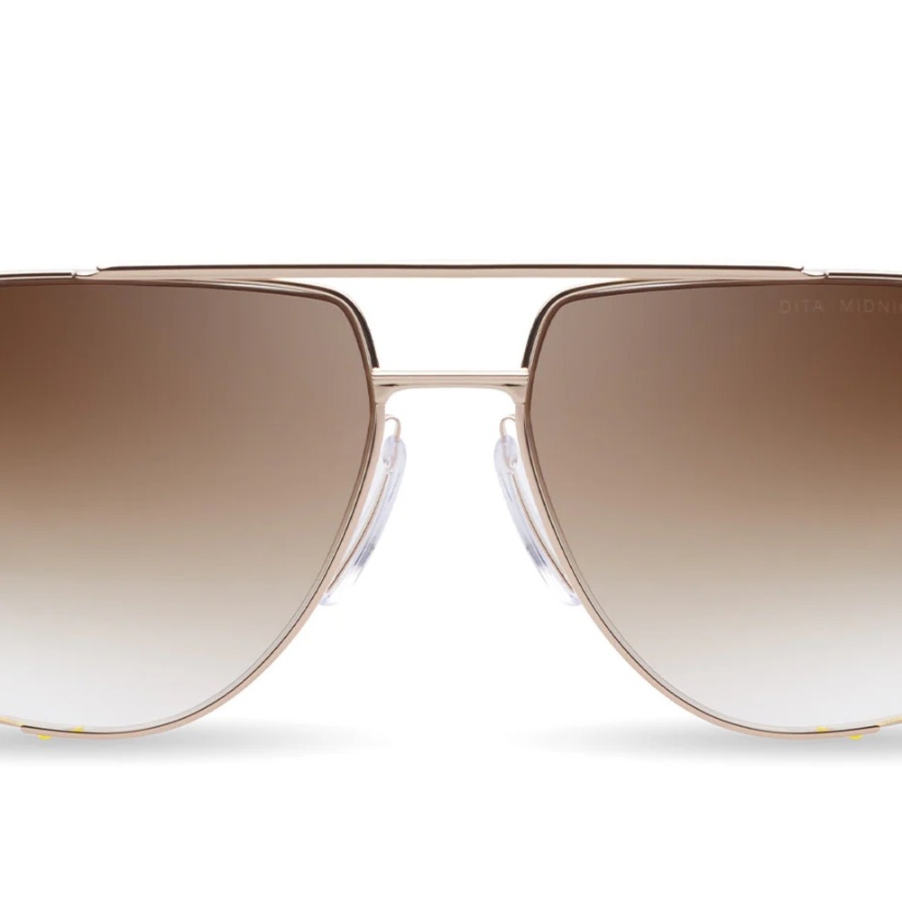 DITA Flight.004 Luxury Aviator Sunglasses in Gold